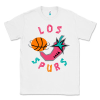 White Los Spurs Classic Tee - linhVisuals
