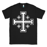 Black crusader cross of jerusalem knights templa Classic Tee - linhVisuals