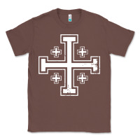Chestnut crusader cross of jerusalem knights templa Classic Tee - linhVisuals
