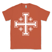 Copper crusader cross of jerusalem knights templa Classic Tee - linhVisuals