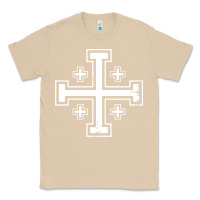 Mushroom crusader cross of jerusalem knights templa Classic Tee - linhVisuals