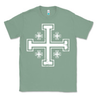 Sage crusader cross of jerusalem knights templa Classic Tee - linhVisuals