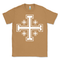 Toasted Coconut crusader cross of jerusalem knights templa Classic Tee - linhVisuals