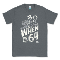 Charcoal Heather lyrics by lennon and mccartney   when i'm 64 tank top Classic Tee - linhVisuals