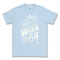 Dusty Blue lyrics by lennon and mccartney   when i'm 64 tank top Classic Tee - linhVisuals
