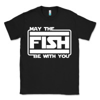 Black May The Fish Be With You Fishing3 Classic Tee - linhVisuals