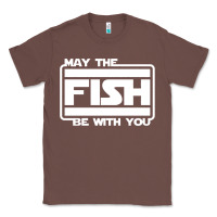 Chestnut May The Fish Be With You Fishing3 Classic Tee - linhVisuals