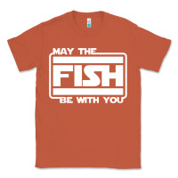 Copper May The Fish Be With You Fishing3 Classic Tee - linhVisuals