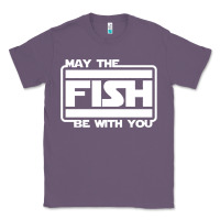 Lavender May The Fish Be With You Fishing3 Classic Tee - linhVisuals