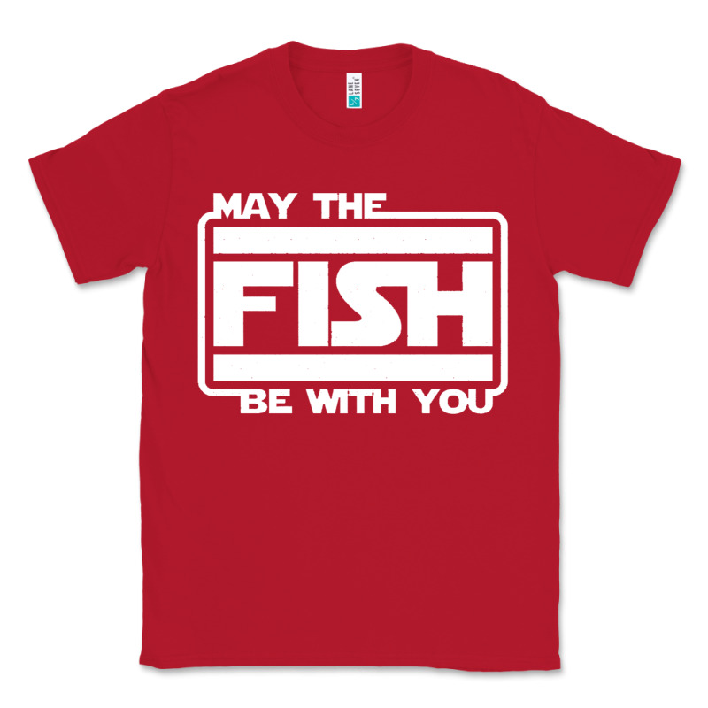 May The Fish Be With You Fishing3 Classic Tee by linhVisuals | Teevron