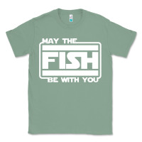 Sage May The Fish Be With You Fishing3 Classic Tee - linhVisuals