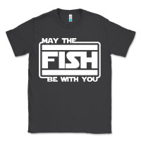 Smoke May The Fish Be With You Fishing3 Classic Tee - linhVisuals