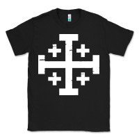 Black crusader cross of jerusalem Classic Tee - linhVisuals