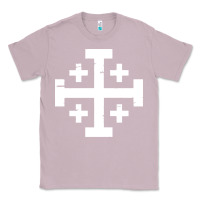 Lilac crusader cross of jerusalem Classic Tee - linhVisuals
