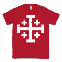 Red crusader cross of jerusalem Classic Tee - linhVisuals