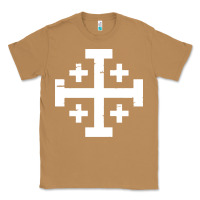 Toasted Coconut crusader cross of jerusalem Classic Tee - linhVisuals