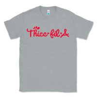 Heather Grey women funny thicc thick fil a curvy women girlfriend premium t shirt Classic Tee - linhVisuals