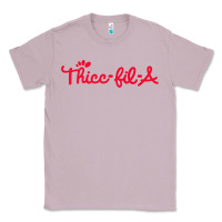 Lilac women funny thicc thick fil a curvy women girlfriend premium t shirt Classic Tee - linhVisuals