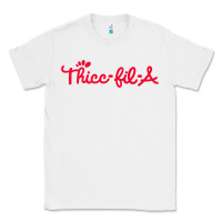 White women funny thicc thick fil a curvy women girlfriend premium t shirt Classic Tee - linhVisuals