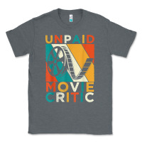 Charcoal Heather unpaid movie critic shirt film cinema motion picture fan t shirt Classic Tee - linhVisuals