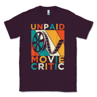 Plum unpaid movie critic shirt film cinema motion picture fan t shirt Classic Tee - linhVisuals