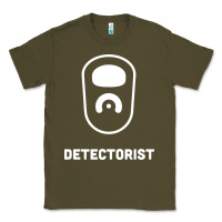 Army Green detectorist Classic Tee - linhVisuals