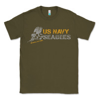 Army Green us navy seabees we build, we fight us navy sweatshirt Classic Tee - linhVisuals