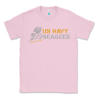 Bubblegum Pink us navy seabees we build, we fight us navy sweatshirt Classic Tee - linhVisuals