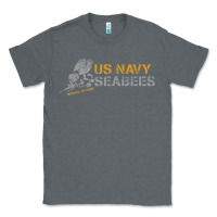 Charcoal Heather us navy seabees we build, we fight us navy sweatshirt Classic Tee - linhVisuals