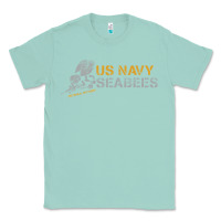 Seafoam us navy seabees we build, we fight us navy sweatshirt Classic Tee - linhVisuals