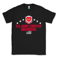 Black us army corps of engineers (usace) pullover hoodie Classic Tee - linhVisuals