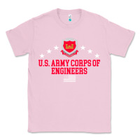 Bubblegum Pink us army corps of engineers (usace) pullover hoodie Classic Tee - linhVisuals