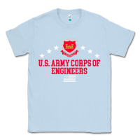 Dusty Blue us army corps of engineers (usace) pullover hoodie Classic Tee - linhVisuals