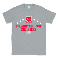 Heather Grey us army corps of engineers (usace) pullover hoodie Classic Tee - linhVisuals