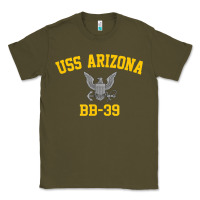 Army Green uss arizona bb 39 battleship t shirt Classic Tee - linhVisuals