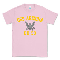 Bubblegum Pink uss arizona bb 39 battleship t shirt Classic Tee - linhVisuals
