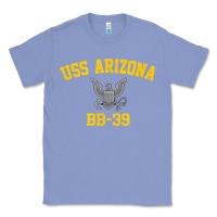Colony Blue uss arizona bb 39 battleship t shirt Classic Tee - linhVisuals