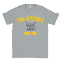 Heather Grey uss arizona bb 39 battleship t shirt Classic Tee - linhVisuals