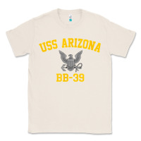 Natural uss arizona bb 39 battleship t shirt Classic Tee - linhVisuals