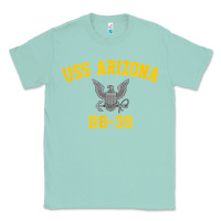 Seafoam uss arizona bb 39 battleship t shirt Classic Tee - linhVisuals