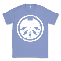 Colony Blue distressed midi plug synthesizer Classic Tee - linhVisuals