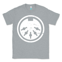 Heather Grey distressed midi plug synthesizer Classic Tee - linhVisuals