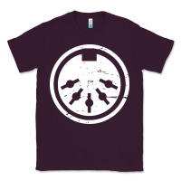 Plum distressed midi plug synthesizer Classic Tee - linhVisuals