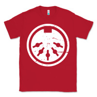Red distressed midi plug synthesizer Classic Tee - linhVisuals