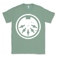 Sage distressed midi plug synthesizer Classic Tee - linhVisuals