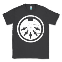 Smoke distressed midi plug synthesizer Classic Tee - linhVisuals
