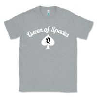 Heather Grey queen of spades clothes for women   qos tee t shirt Classic Tee - linhVisuals