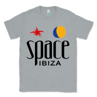 Heather Grey Space Ibiza Classic Tee - linhVisuals