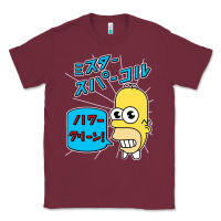 Burgundy Sparkle simpsons Classic Tee - linhVisuals