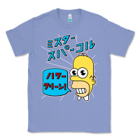 Colony Blue Sparkle simpsons Classic Tee - linhVisuals